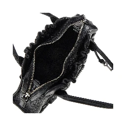 Small 'Cristina Satchel' nappa leather bag