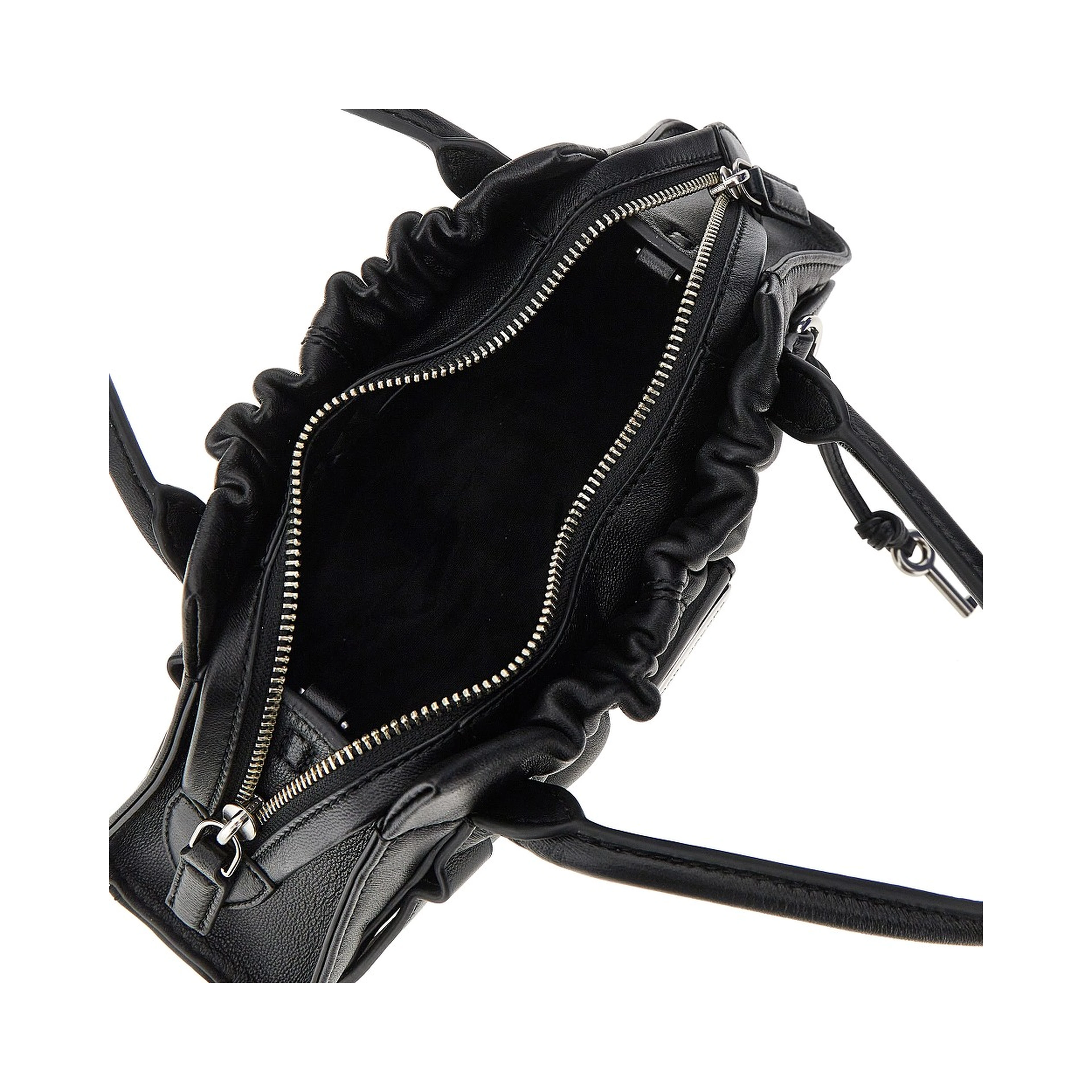 Small 'Cristina Satchel' nappa leather bag