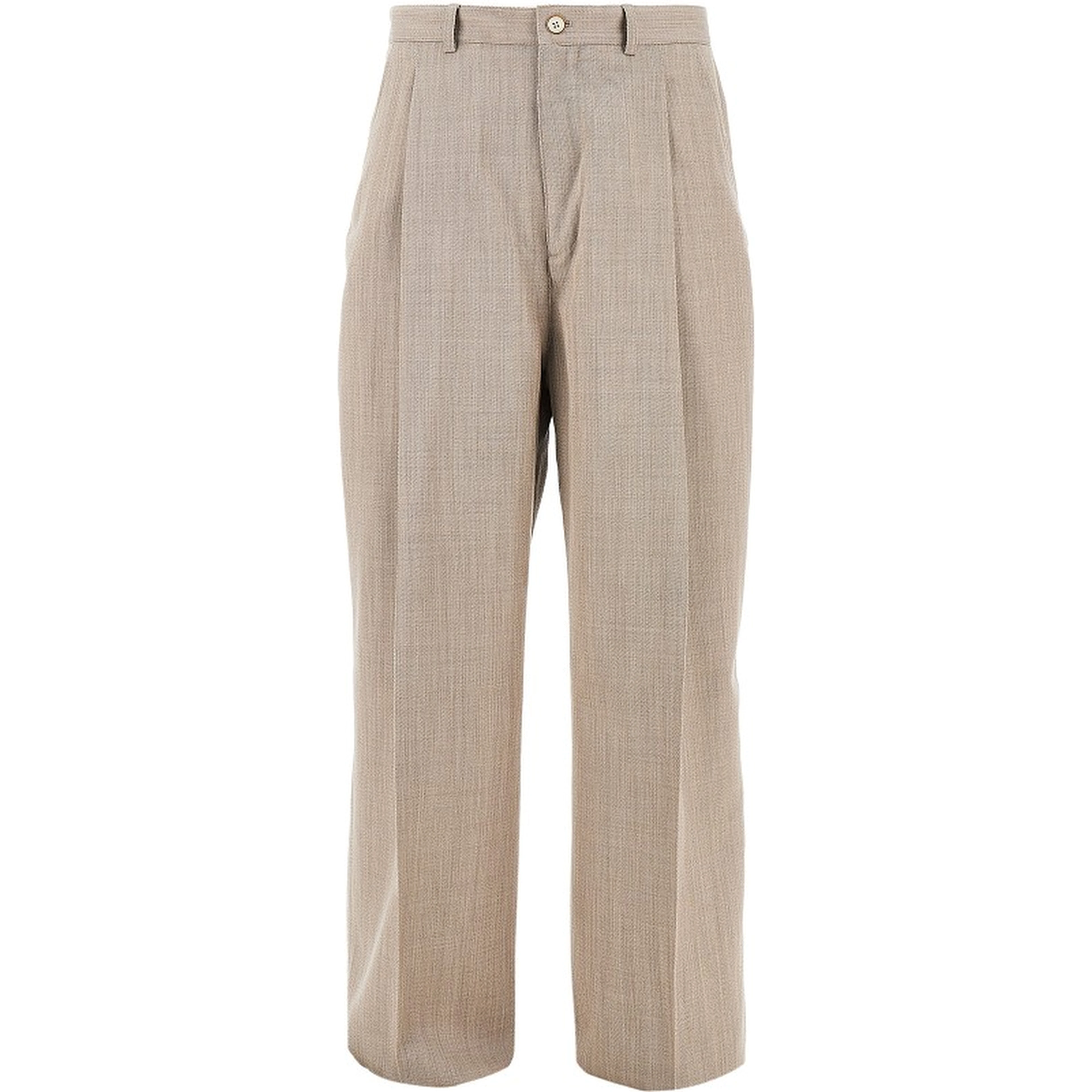 'Midas' melangé viscose pants