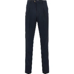 Cotton pants with dart