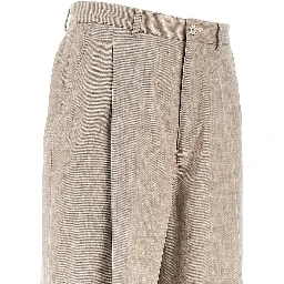 'Midas' melangé viscose pants