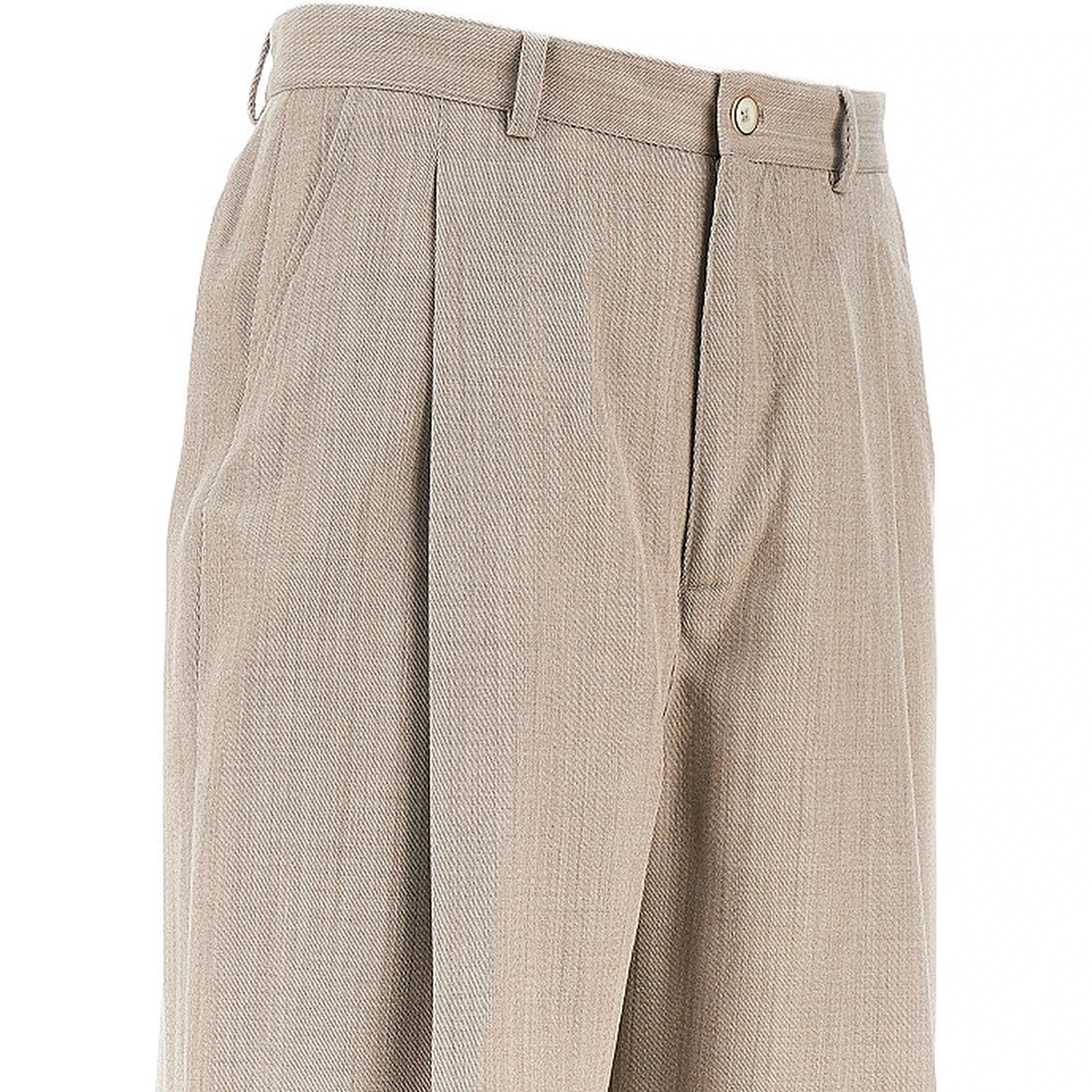 'Midas' melangé viscose pants