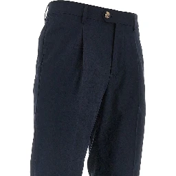 Cotton pants with dart