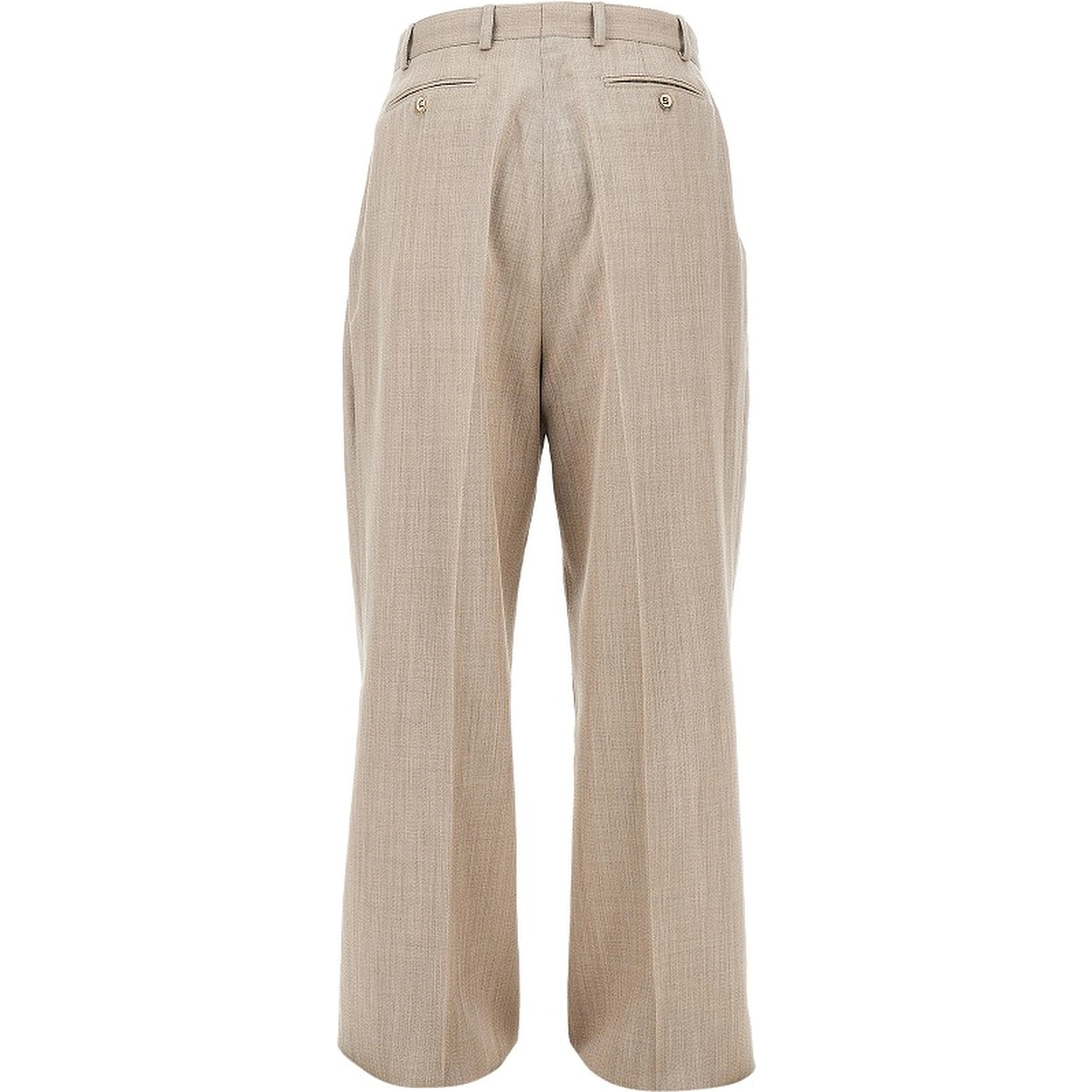 'Midas' melangé viscose pants