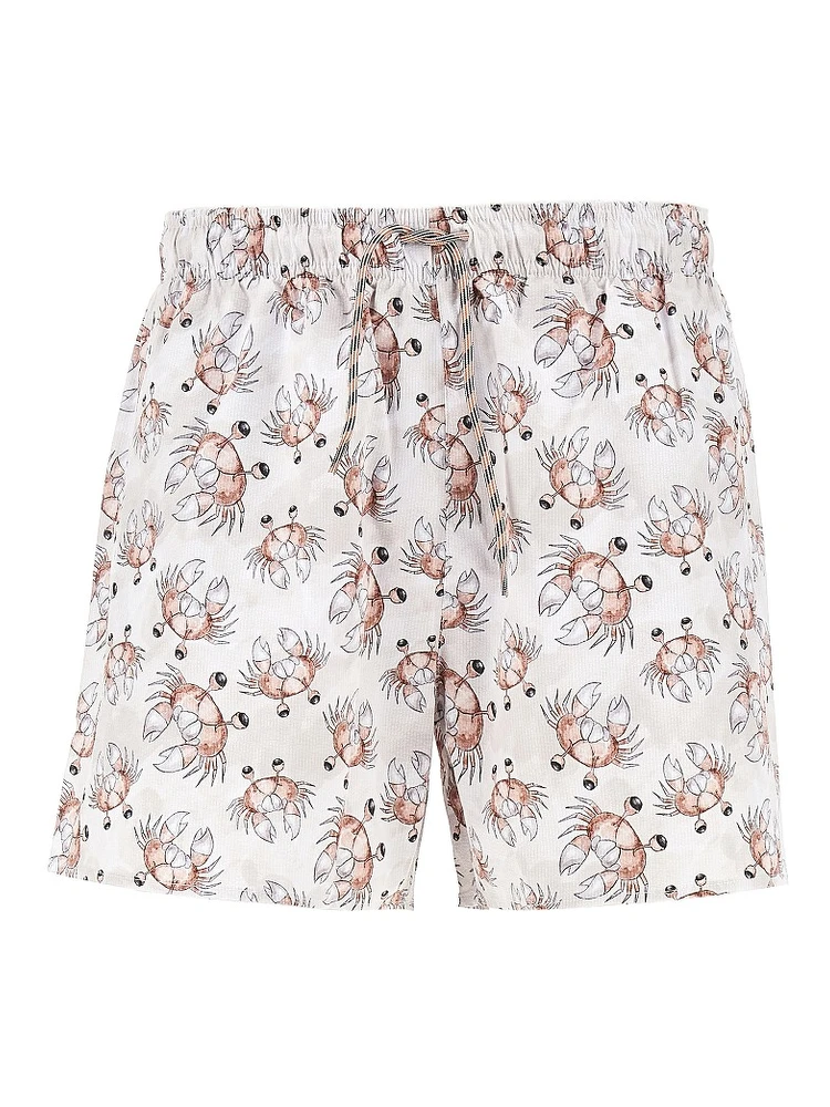 Sea Animals print swimshorts