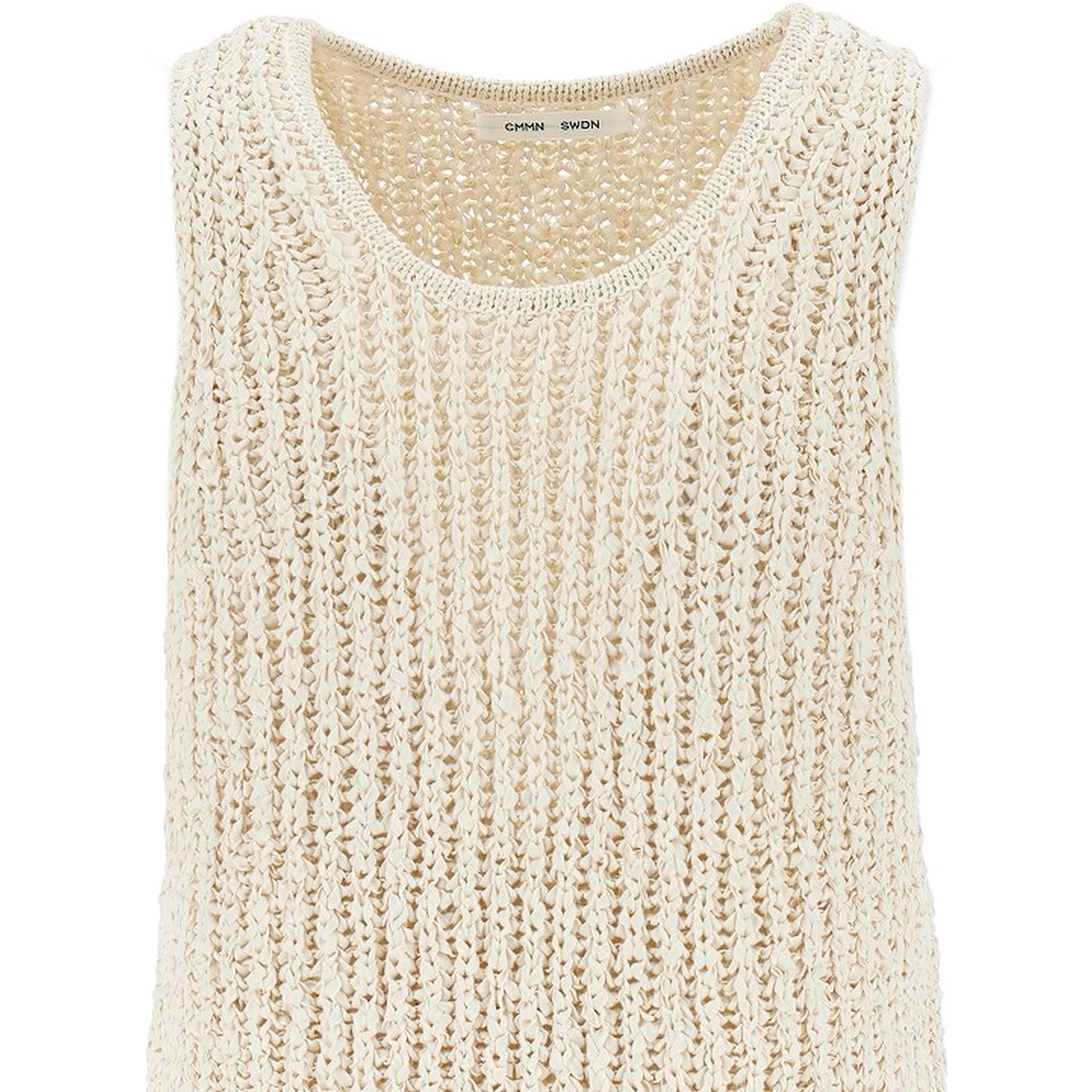 'Eli' woven knitted cotton tank top