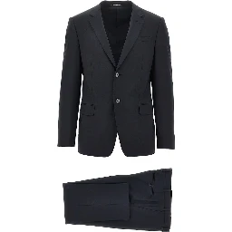 Stretch wool 'M Line' tailored suit