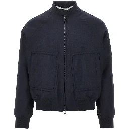 Light wool bomber jacket