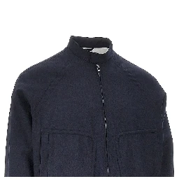 Light wool bomber jacket