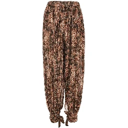 'Noor' Paisley georgette pants