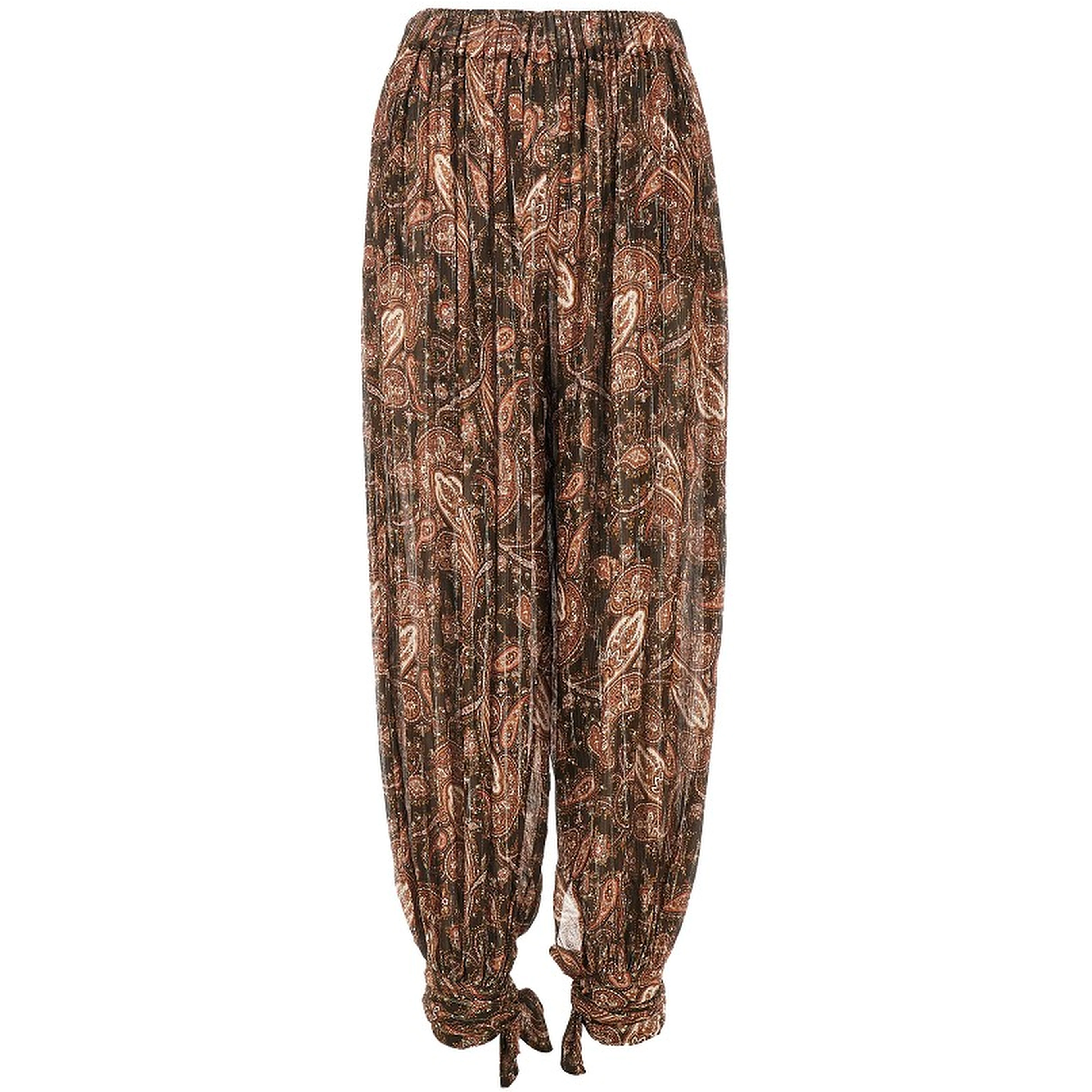 'Noor' Paisley georgette pants