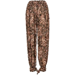 'Noor' Paisley georgette pants