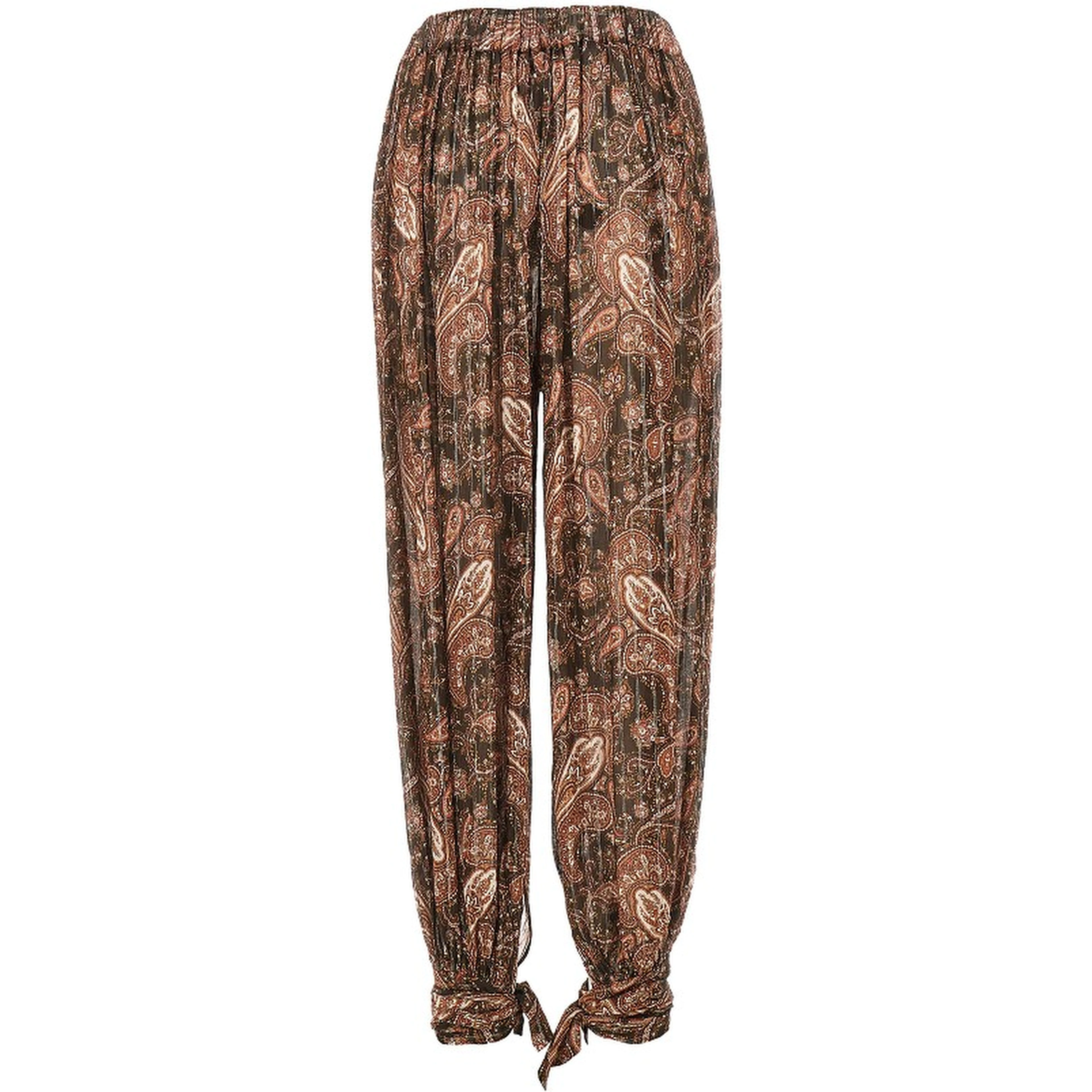 'Noor' Paisley georgette pants