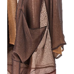 Silk chiffon dust coat