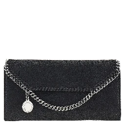Wallet with Falabella shoulder strap