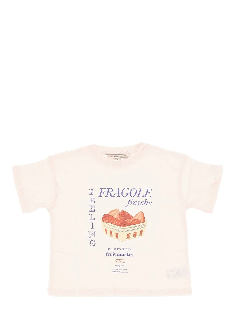 'Era' cotton and linen T-shirt