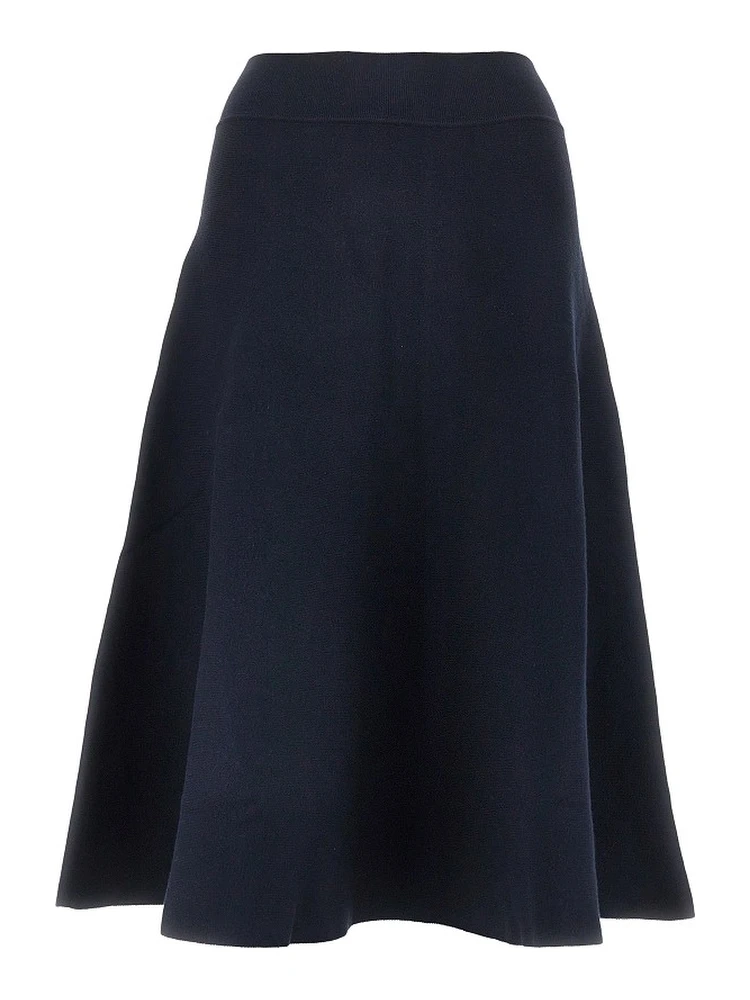 'July' knitted midi skirt
