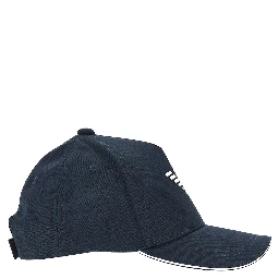 Logo print baseball hat