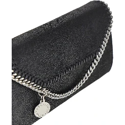 Wallet with Falabella shoulder strap