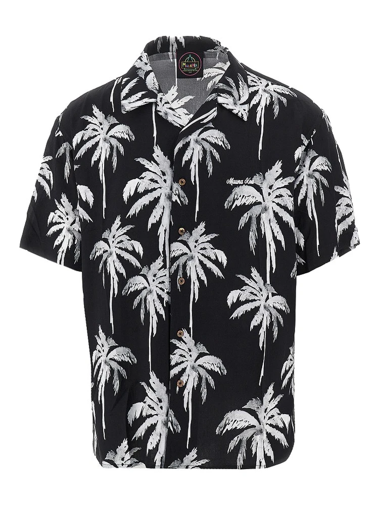 Printed viscose shirt