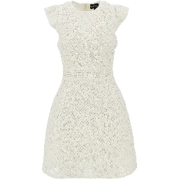 Cornely embroidered fabric mini dress