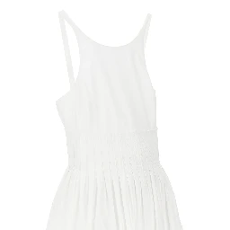 Poplin midi dress