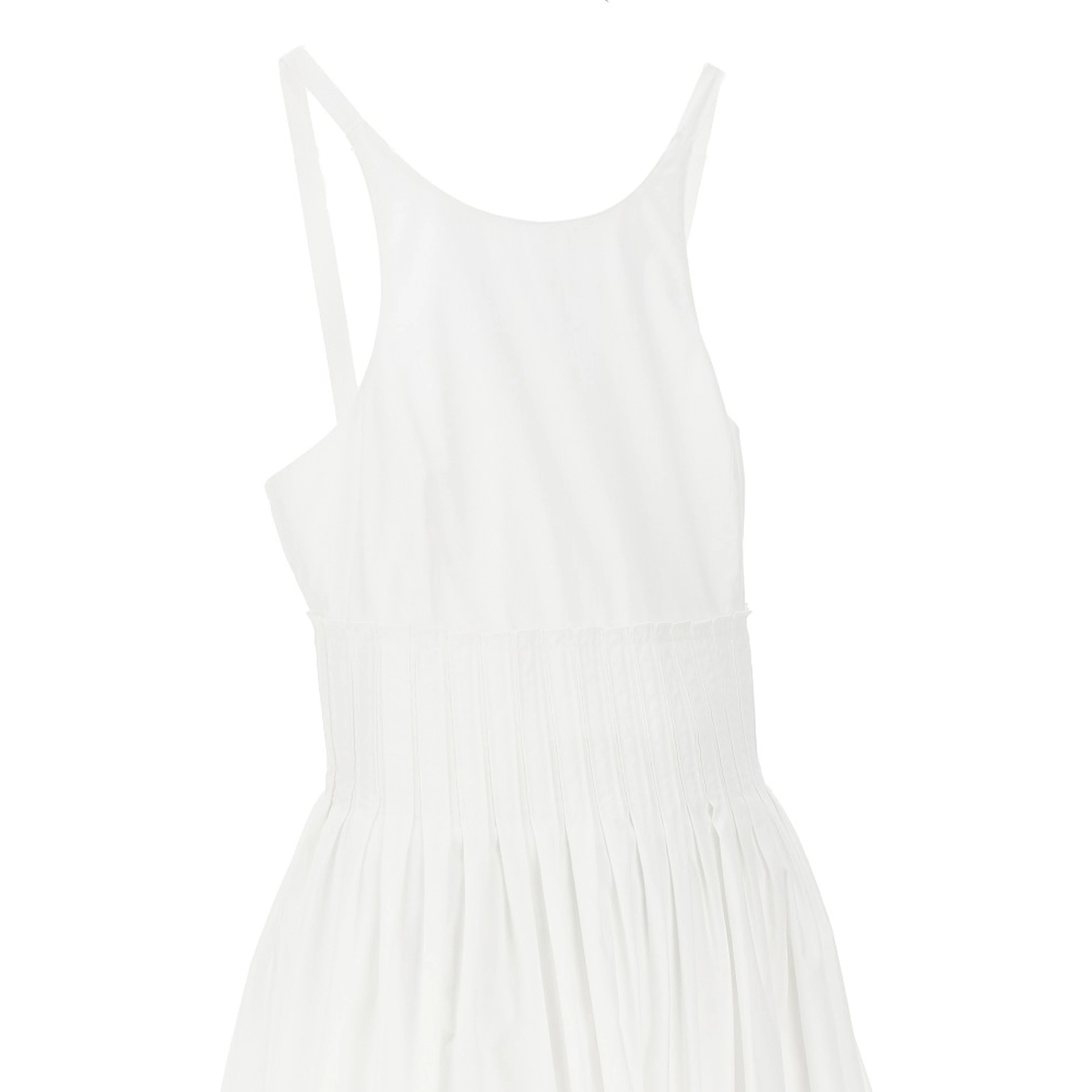 Poplin midi dress