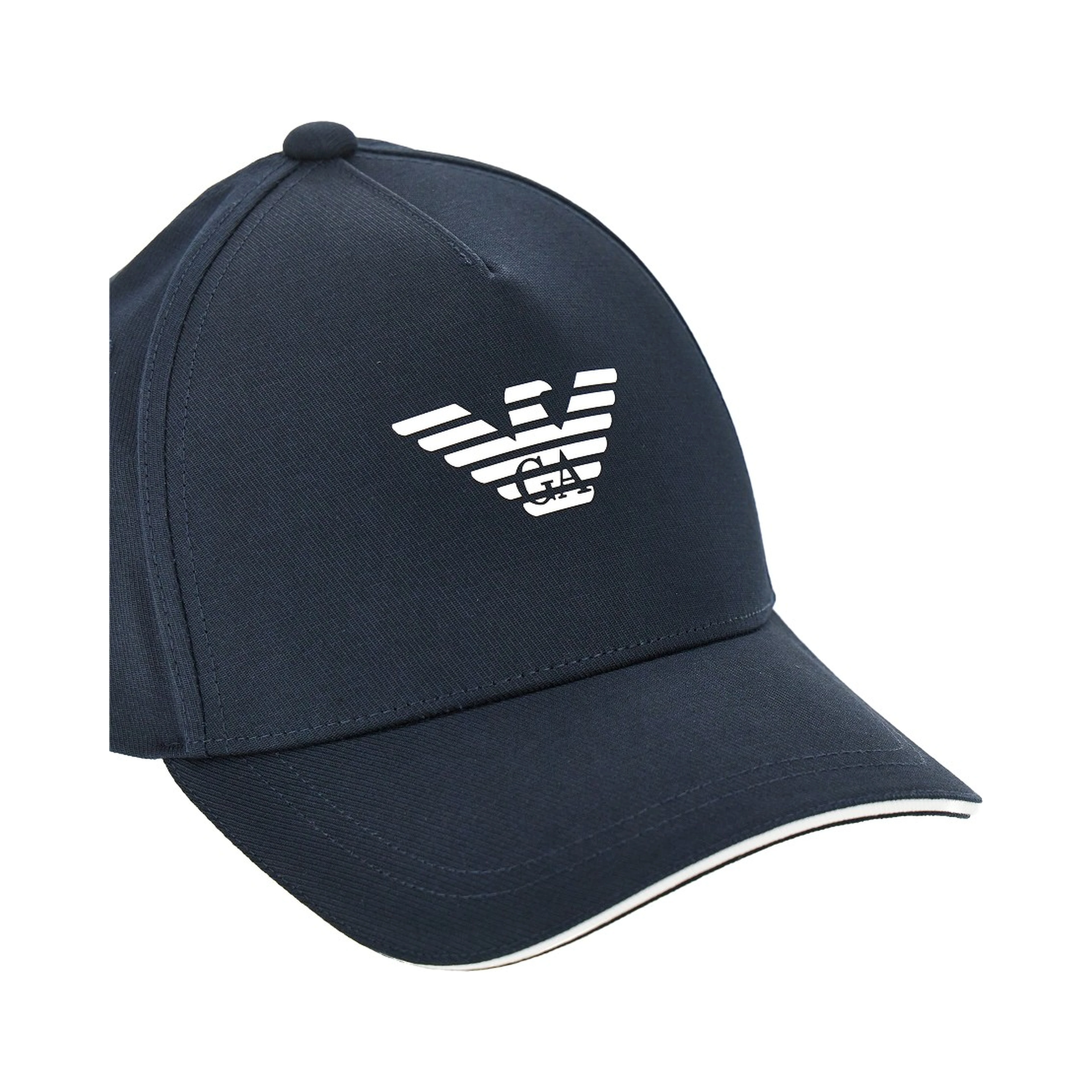 Logo print baseball hat