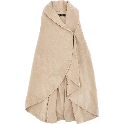 Suede leather vest