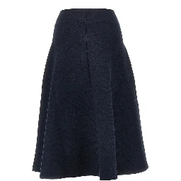 'July' knitted midi skirt