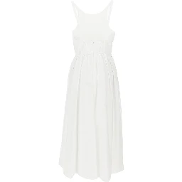 Poplin midi dress