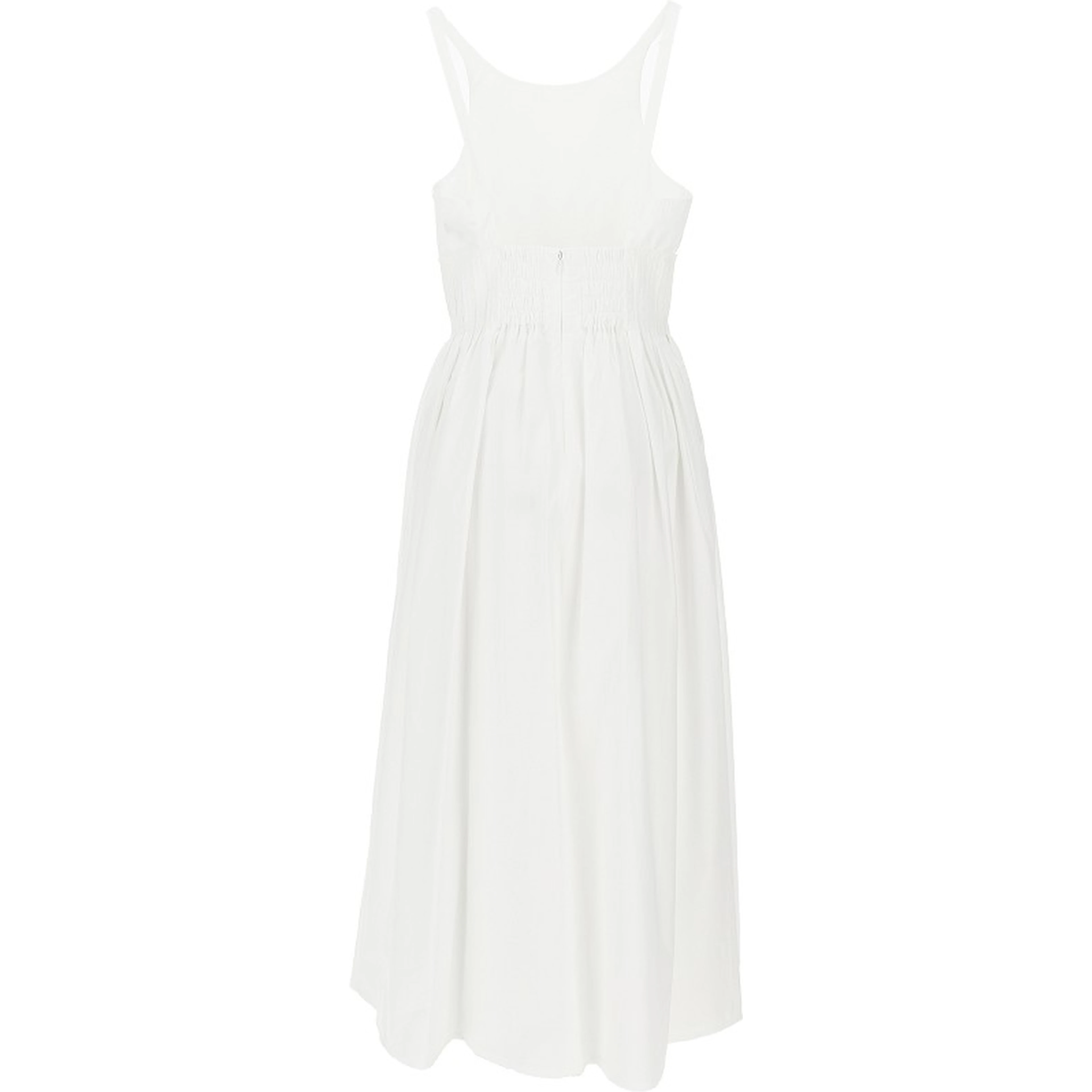 Poplin midi dress