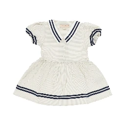 'Allie Sailor' cotton mini dress