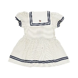 'Allie Sailor' cotton mini dress