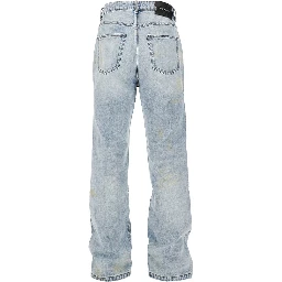 Paint Marked straight leg jeans