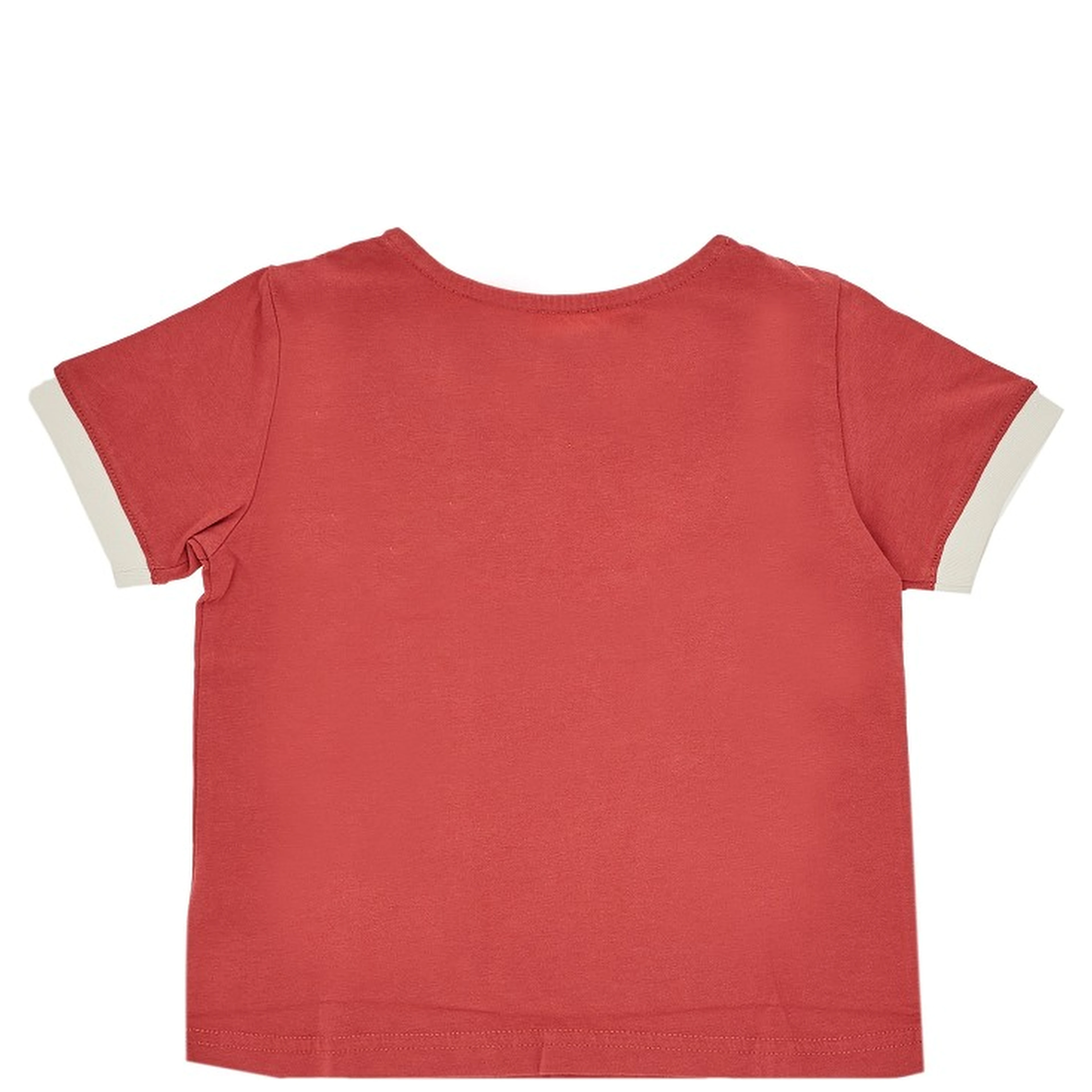Jersey T-shirt with logo embroidery