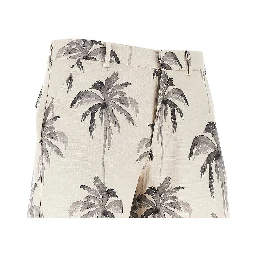Palma print ripstop shorts