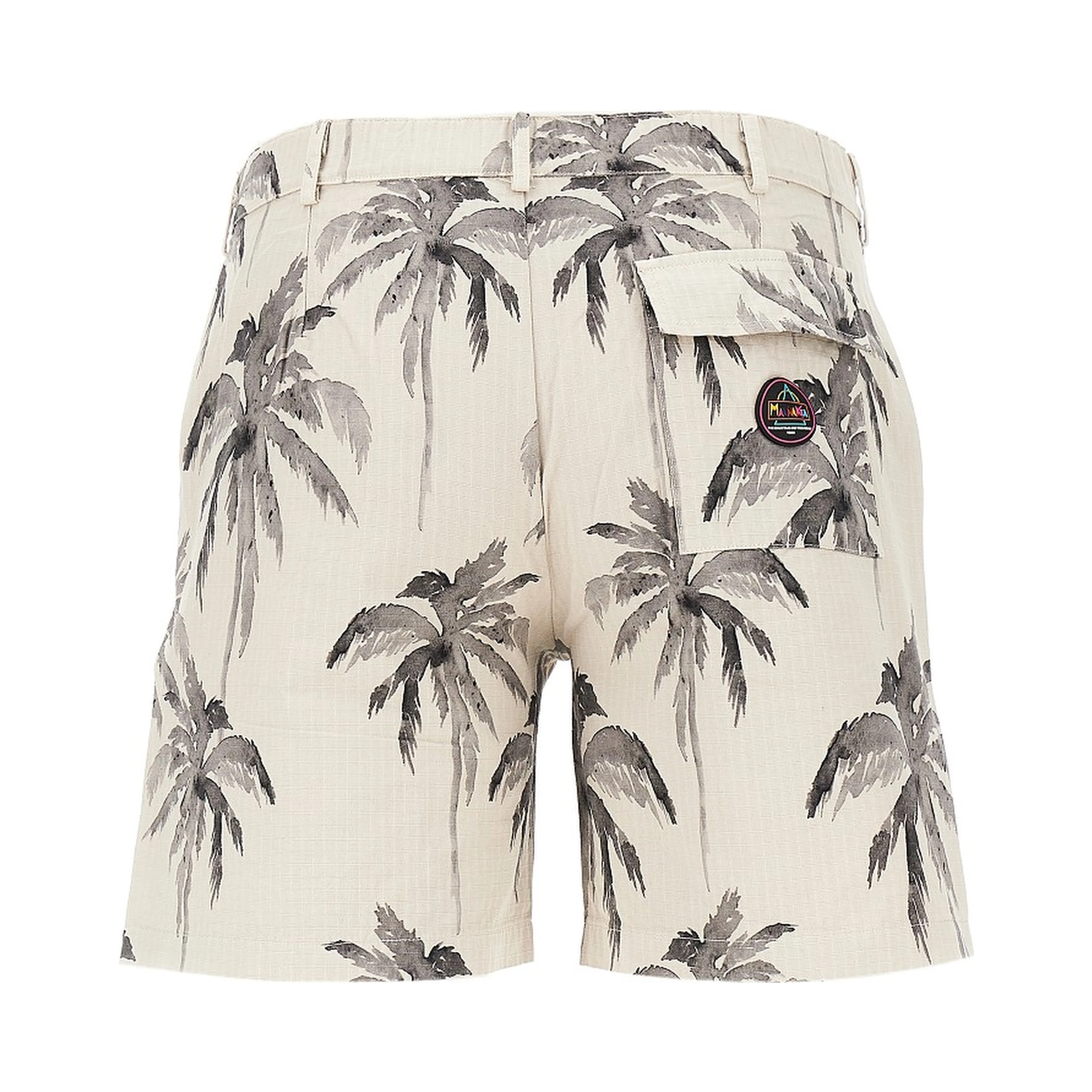 Palma print ripstop shorts