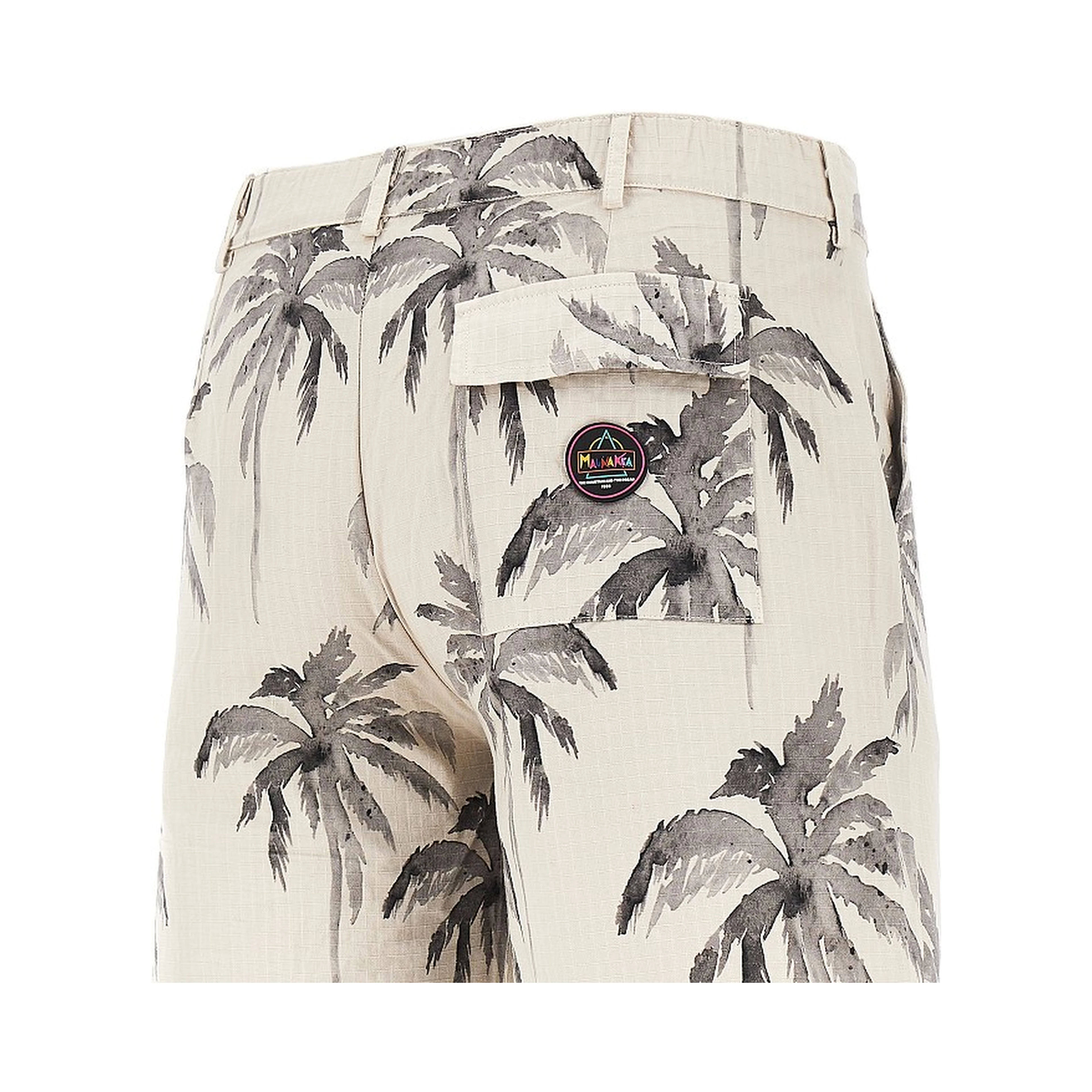 Palma print ripstop shorts