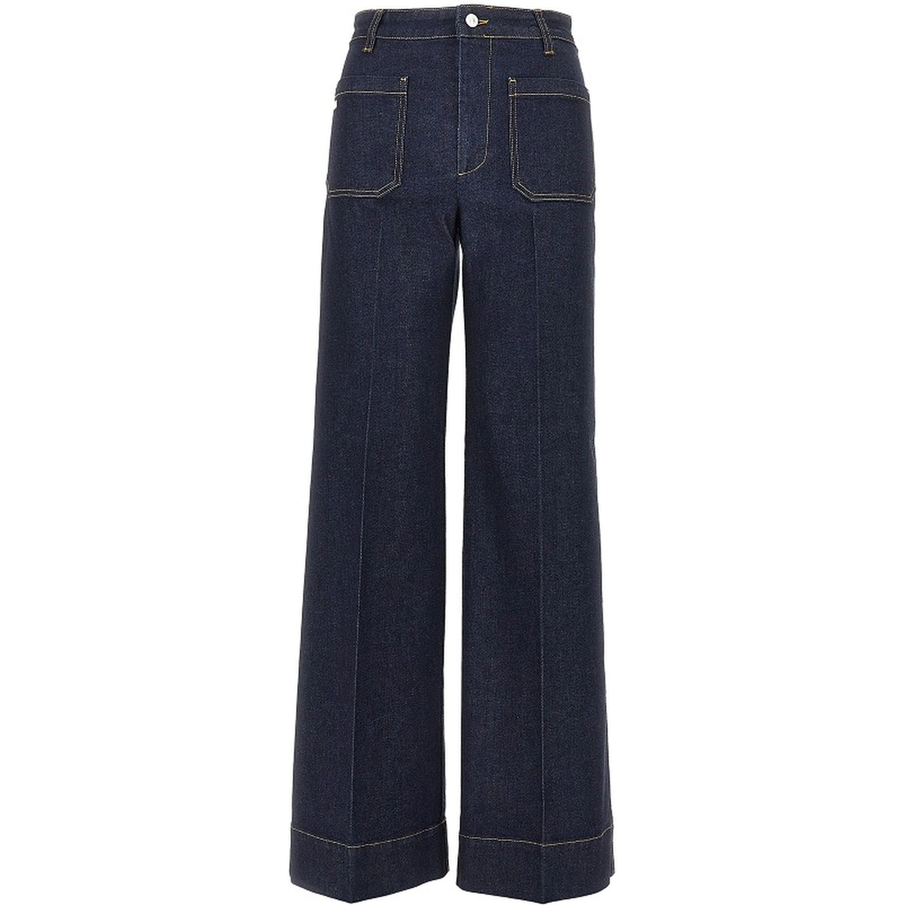 'Alina' wide leg jeans