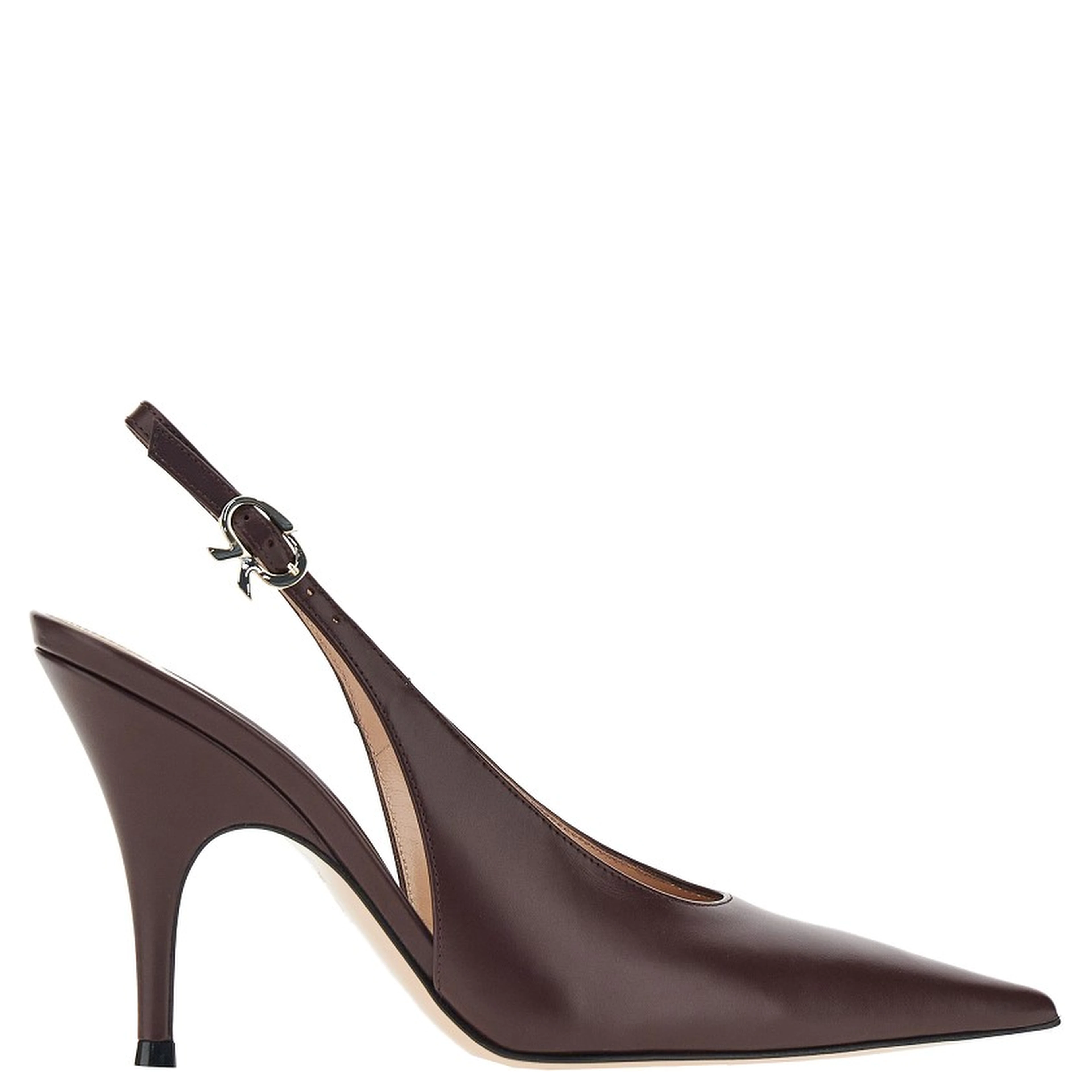 'Sofia' leather slingback pumps