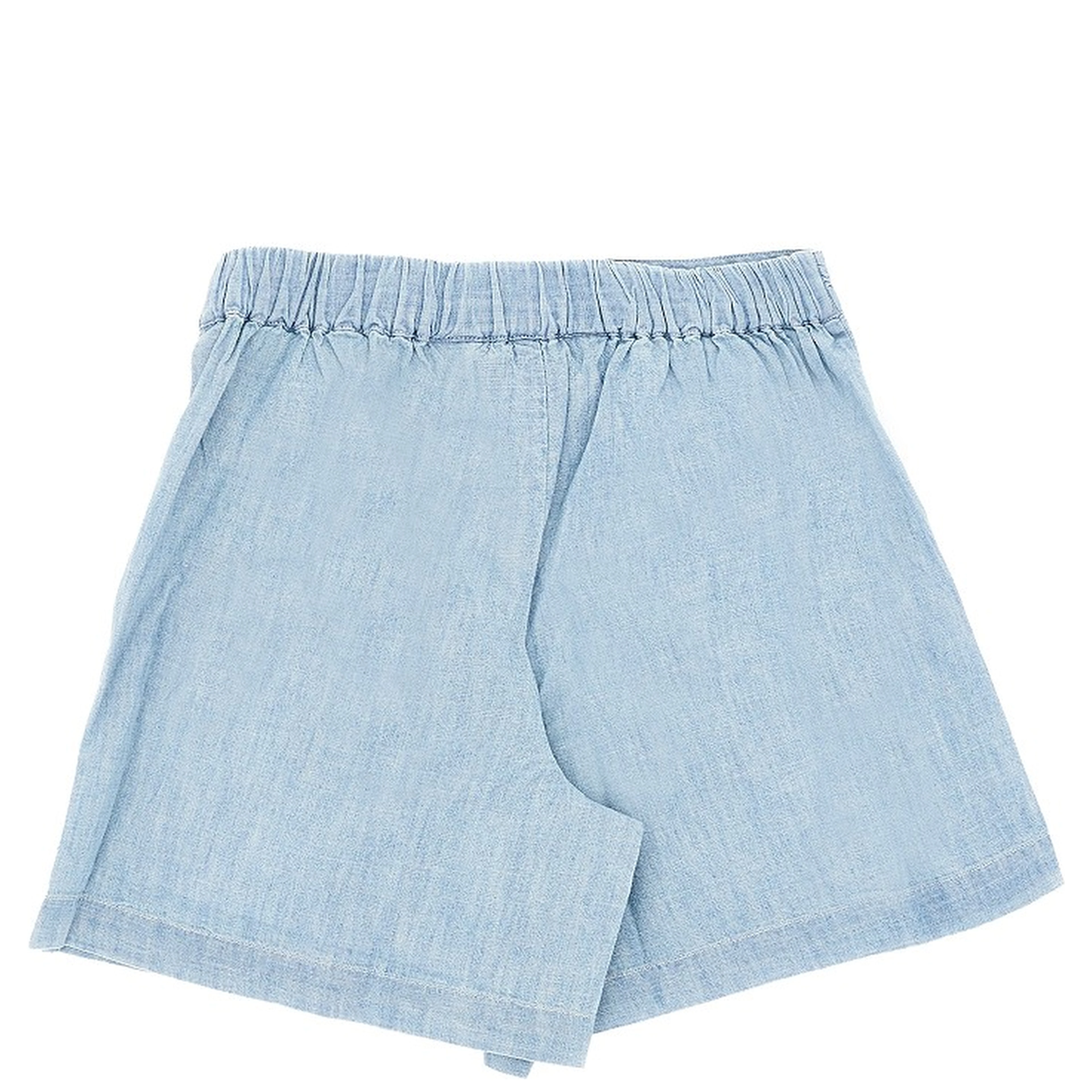 Light denim skort