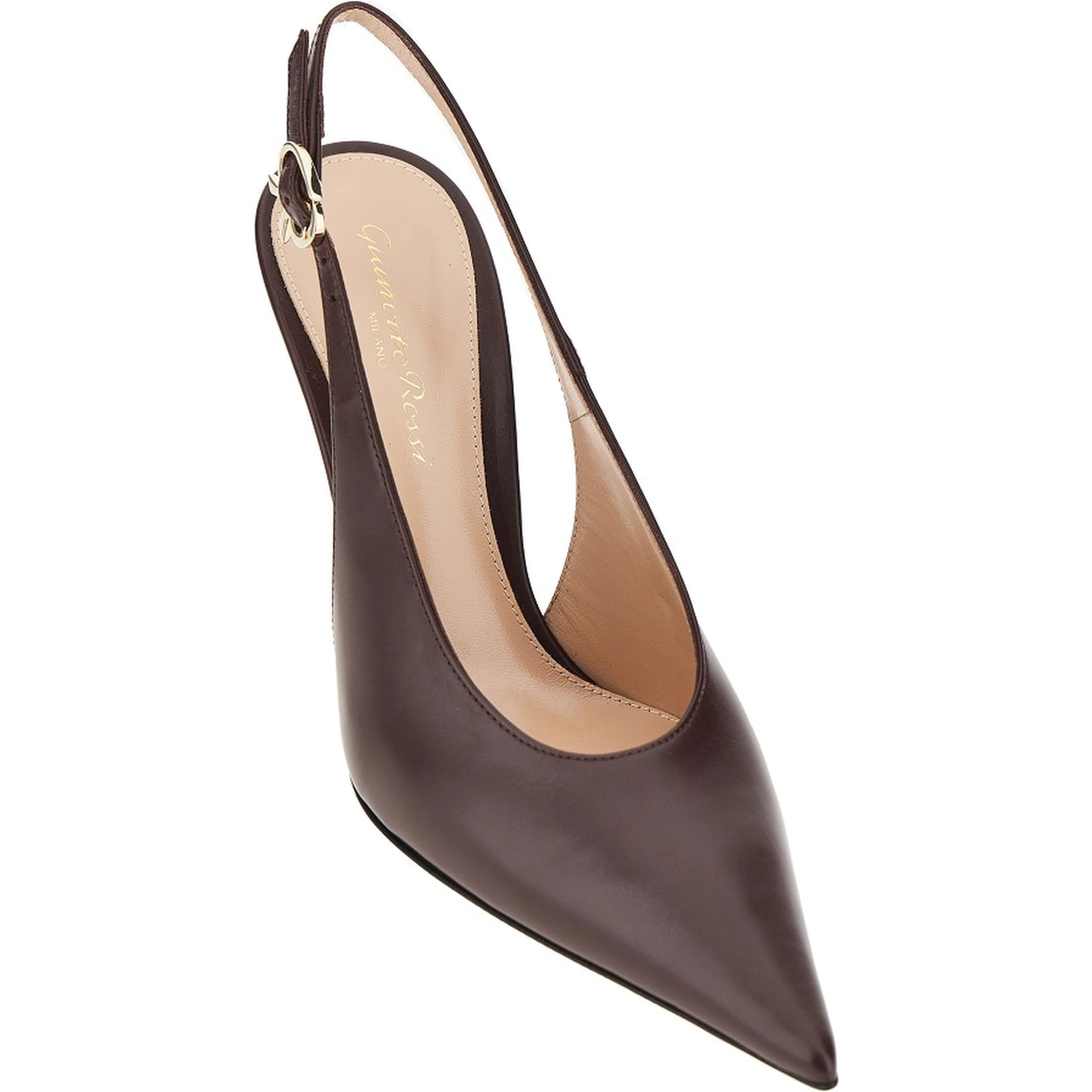 'Sofia' leather slingback pumps