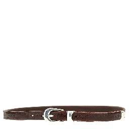 Leather belt