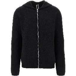 Knitted full-zip hoodie