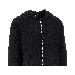Knitted full-zip hoodie