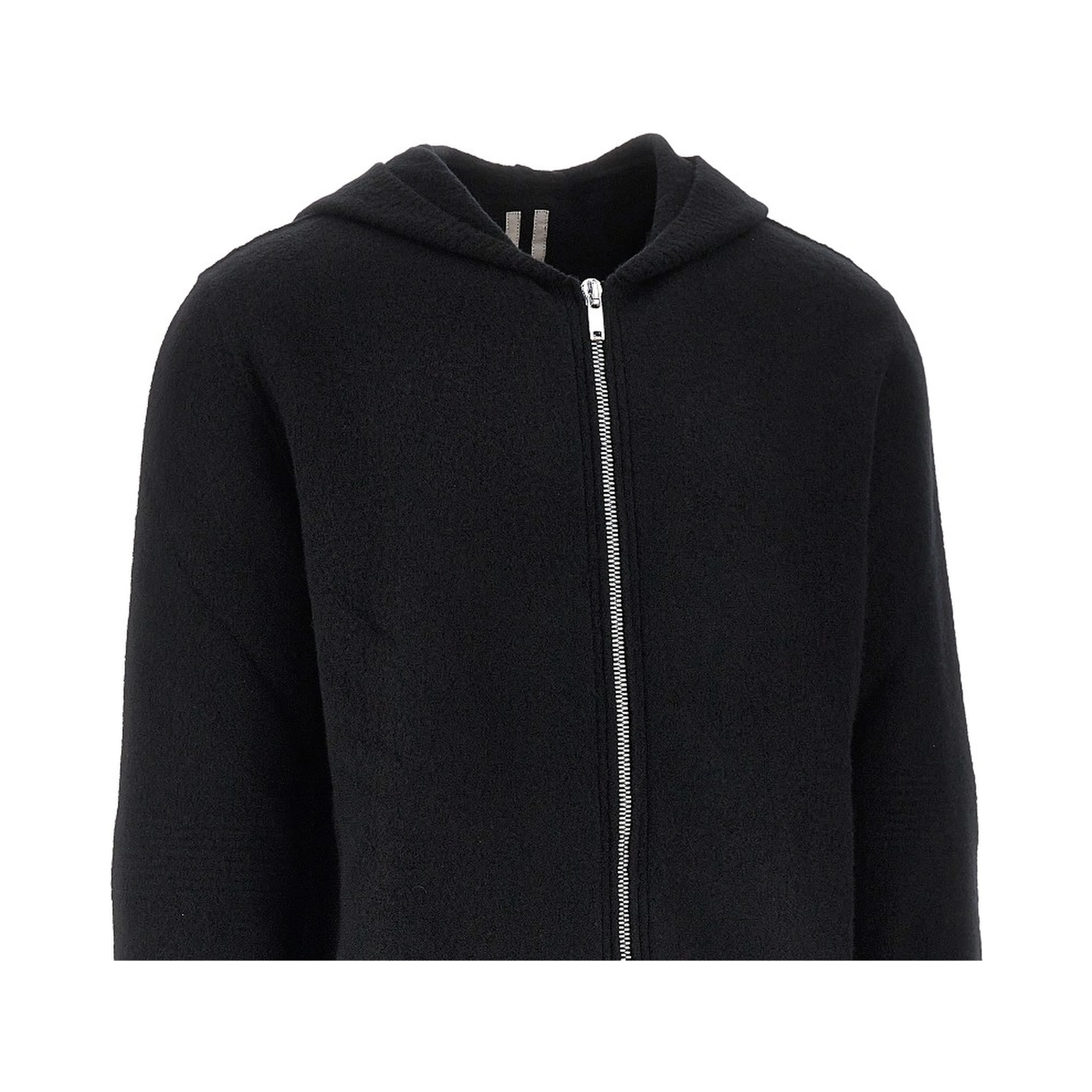 Knitted full-zip hoodie