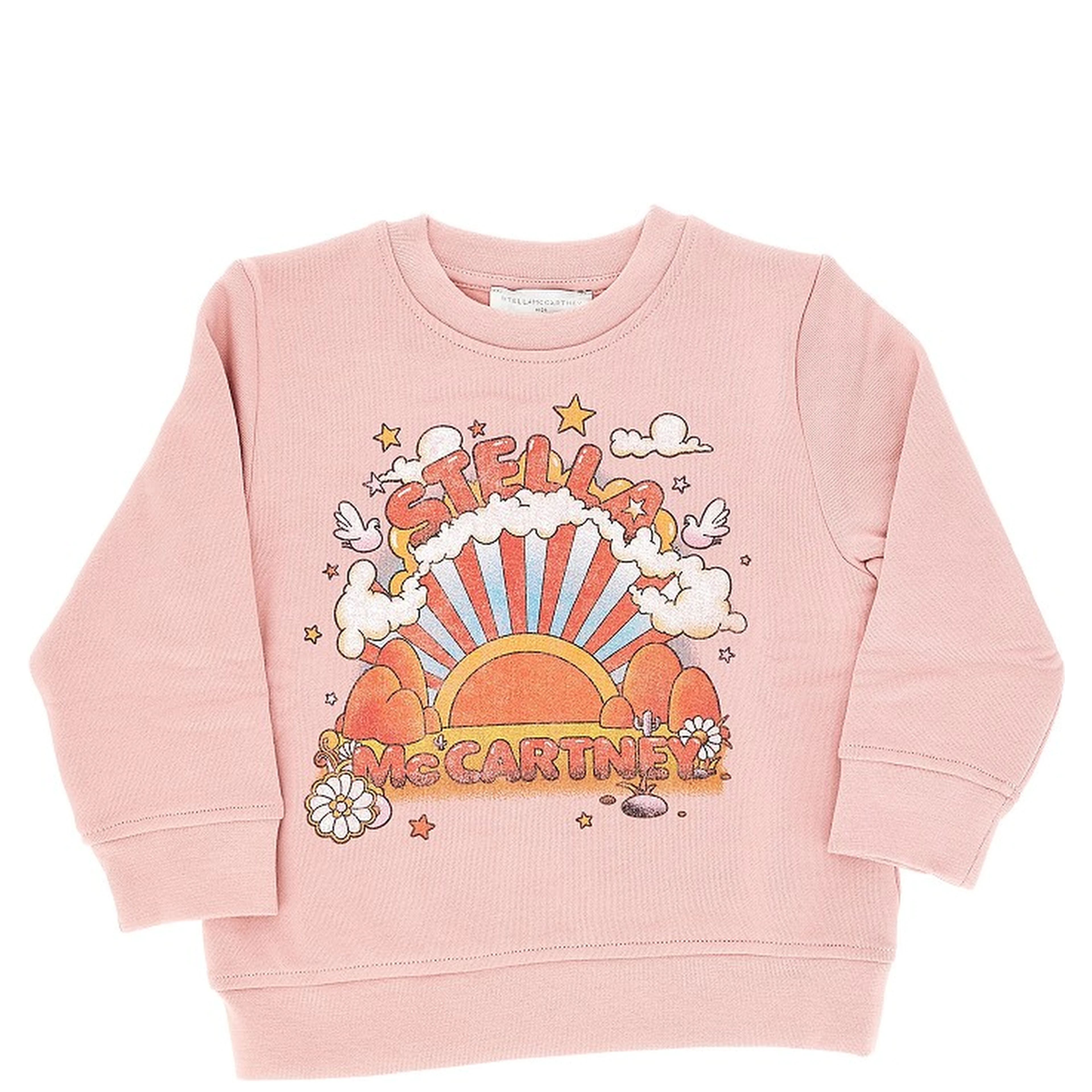 Graphic logo print crewneck sweatshirt