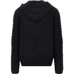 Knitted full-zip hoodie