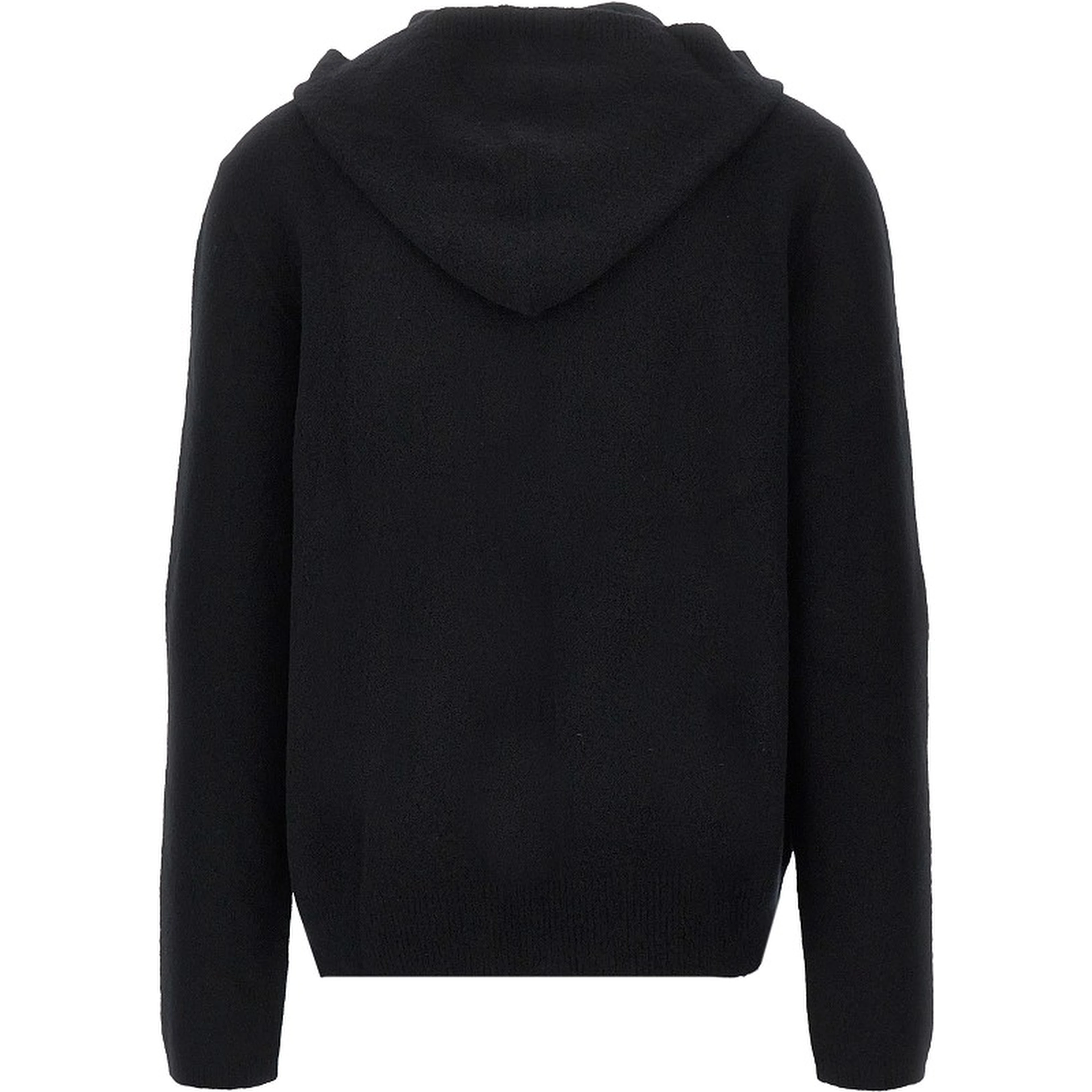 Knitted full-zip hoodie